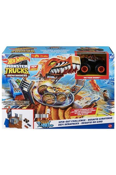 mattel Set de joaca Hot Wheels Monster Trucks - Arena Smashers, Spin-out challenge