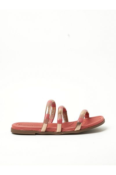 Beira Rio Ladies Flat Sandals Rose | Made In Brazil