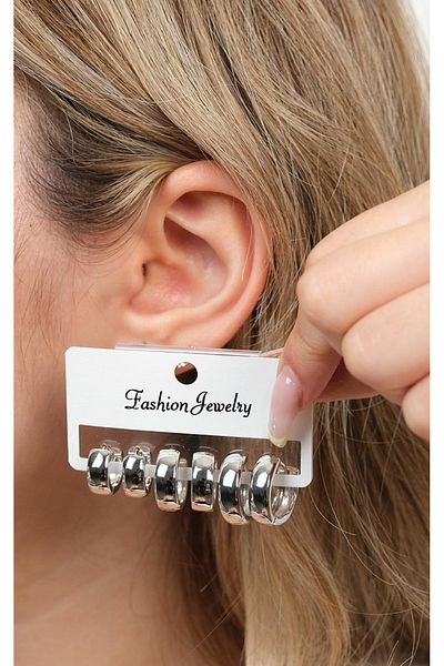 Jack Ferrero Steel Multi Women's Earrings