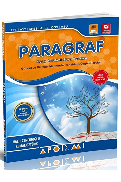 Genel Markalar Apotemi Paragraf Konu Anlatımlı Soru Bankası / Pragraf / TYT -...