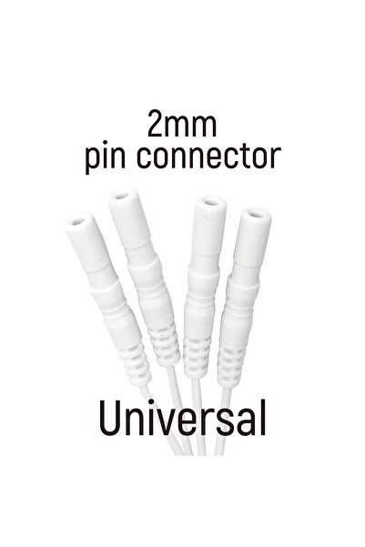 Everyway Geniş Tens Elektrodu Pedi Tens Cihaz Yedek Pedi 5 cm X 10 cm 1 Paket (4lü adet)