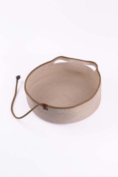 GOBYPET Jute Wicked Tail Cat Dog Bed