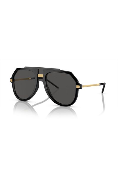 Dolce&Gabbana Men Pilot Sunglasses- Dg 6195 - Lense Size:45mm - Black