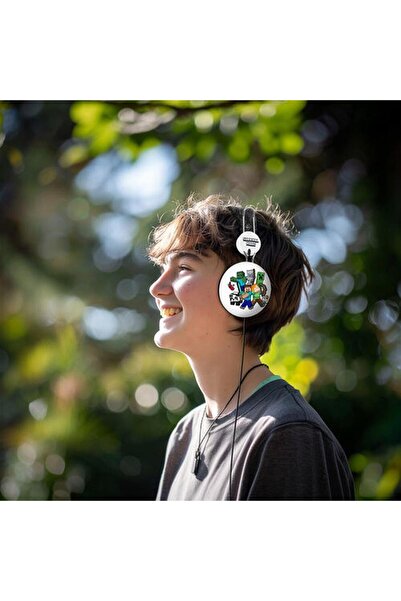 OTL Casti Stereo OTL Technologies MINECRAFT DOME, Jack 3.5mm (Alb/Negru)