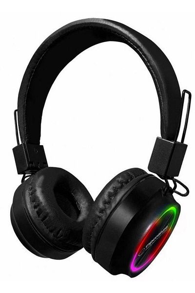 ESPERANZA Esperanza Calypso RGB EH219 Stereo Headphones, Bluetooth, Microphone (Black)