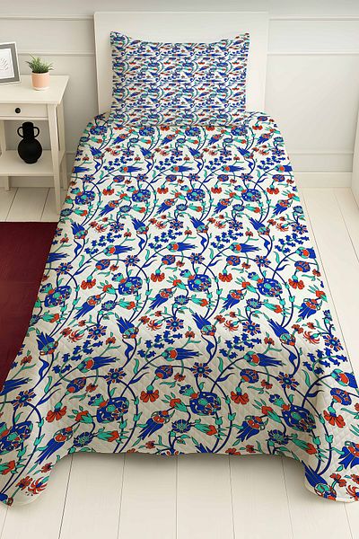 PRINTOPIA Tile Patterned Single Pique Set
