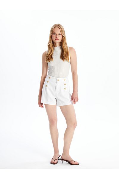 LC Waikiki Standard Fit Women's Jean Shorts