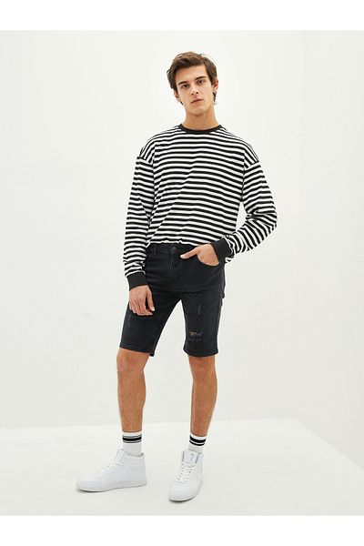 LC Waikiki Ανδρικό τζιν σορτς Slim Fit