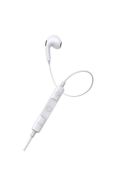 Baseus Wired Stereo Headphones, Baseus, Built-in Microphone, USB-C (White)