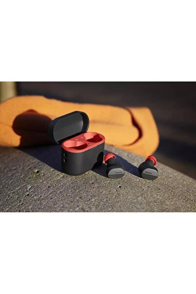 Philips Ασύρματο ακουστικό Casti True Wireless Philips TAA5508BK/00, Bluetooth 5.3, ANC Pro, IPX5 (Μαύρο/Ροζ)