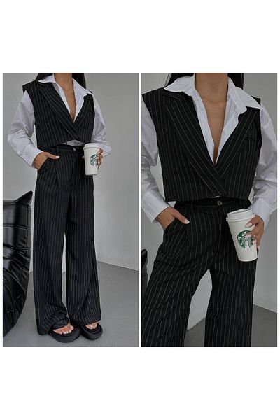 Sachistanbul Striped Classic Trousers