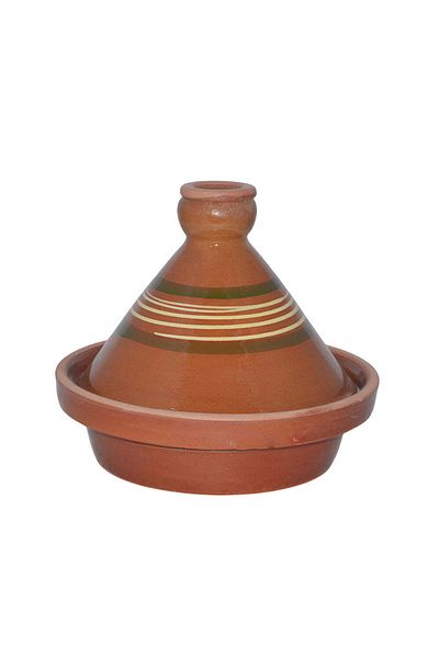 Generic طاجين فخاري بغطاء مخروطي 1.8 لتر