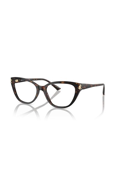 Jimmy Choo Woman Cat Eye Glasses- Jc 3011 - Lense Size:52mm - Havana