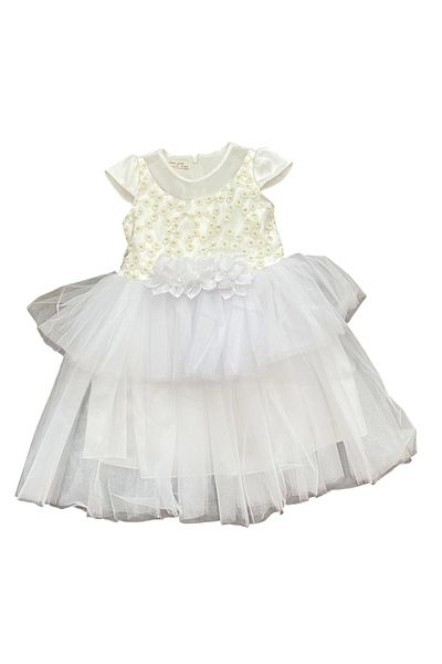 Hafez Kids Summer Floral Various Lined Luxury Back Hidden Zipper Girls Dress