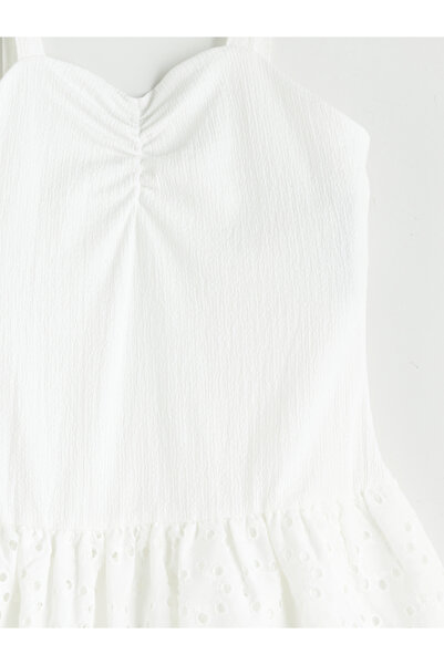 LC Waikiki Κοριτσίστικο φόρεμα με λαιμόκοψη