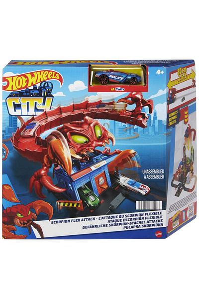mattel Hot Wheels play set, Scorpion Flex Attack