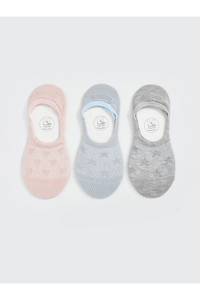 LC Waikiki Openwork Women's Ballerina Socks 3-Pack