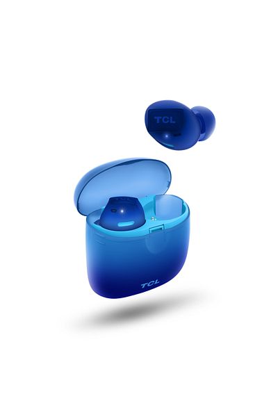 TCL Casti True Wireless TCL SOCL500TWS, IPX4, Bluetooth 5.0, In-Ear, Echo Cancellation (Albastru)