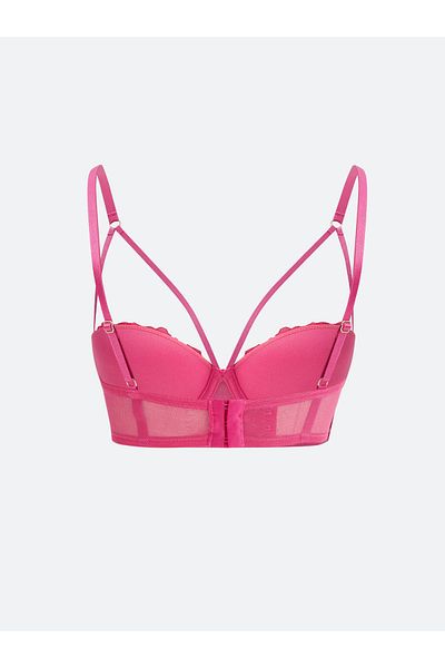 LC Waikiki Sutien fără bretele cu jumătate de căptușeală din dantelă