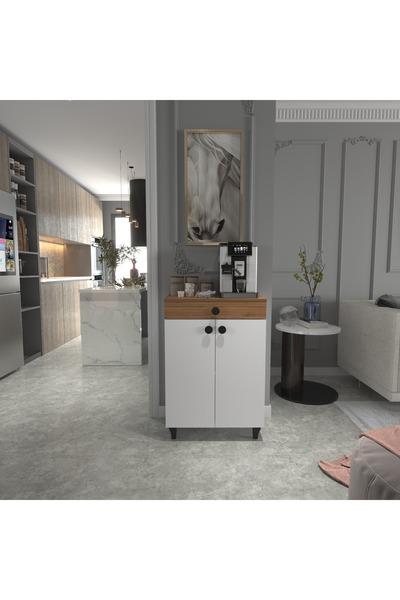 EVA İTHALAT Çeşme Çok Amaçlı Dolap / Mikrodalga Dolabı/ Mutfak Dolabı / Mutfa...