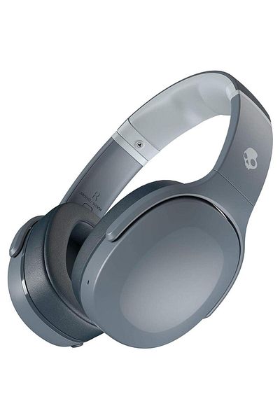 Skullcandy SKULLCANDY Crusher Evo Wireless Headphones S6EVW-N744, Bluetooth 5.0, On-Ear, Microphone (Grey)