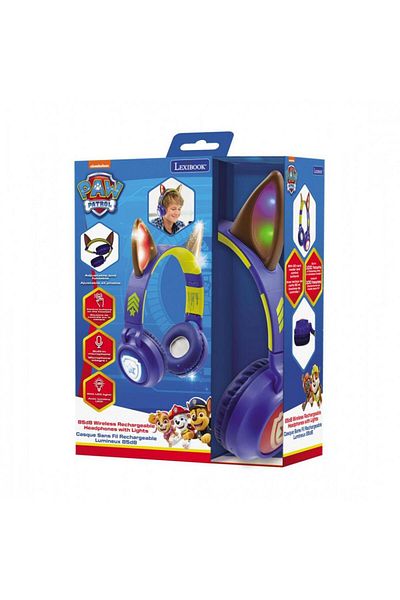 LEXIBOOK Casti pentru copii Lexibook HPBT015PA, Bluetooth, Paw Patrol (Albastru)