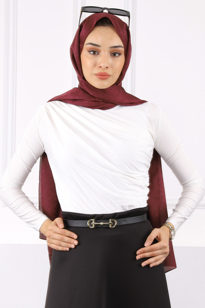 İmajButik Ecru Draped Front Sandy Blouse