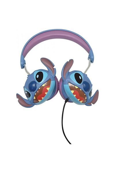 LEXIBOOK Casti pliabile cu fir STITCH, Lexibook, Jack audio 3.5mm (Albastru)