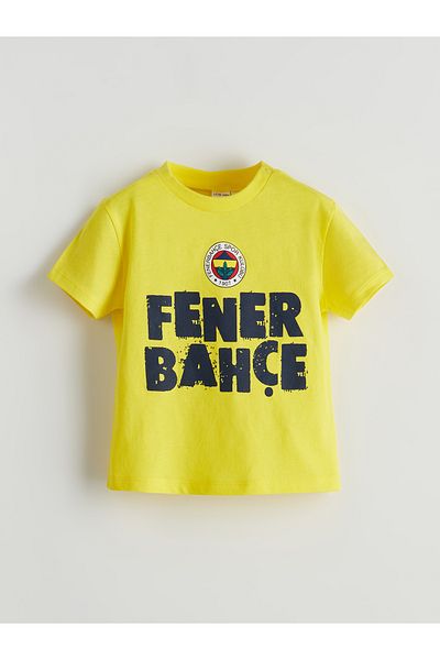 LC Waikiki Fenerbahçe Printed Baby Boy Shorts Pajama Set