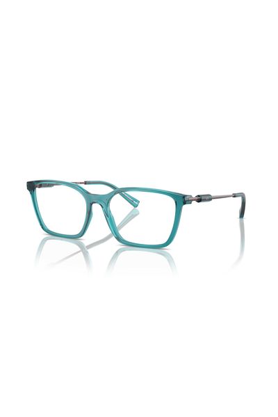 Armani Exchange Woman Pillow Eyeglasses- Ax 3113 - Lense Size:54mm - Shiny Transparent Brown