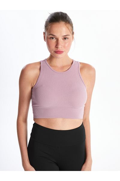 LC Waikiki Bustieră sport uni cu gât crepus pentru femei