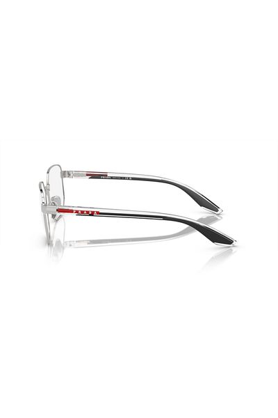 Prada Linea Rossa Man Irregular Eyeglasses- Ps 50qv - Lense Size:55mm - Silver