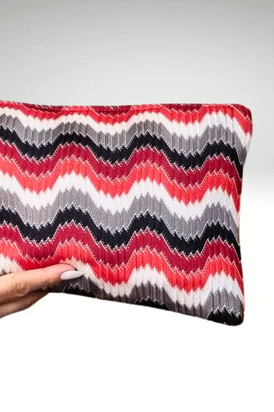 KRIMO Women's Fabric Multicolored Portfolio Clutch Bag Clutch Bag