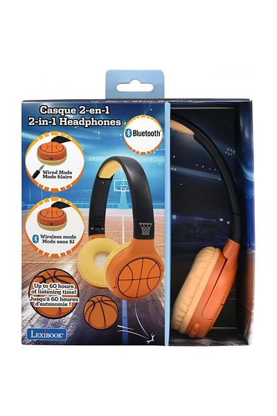 LEXIBOOK Over-Ear Bluetooth Headphones - Black