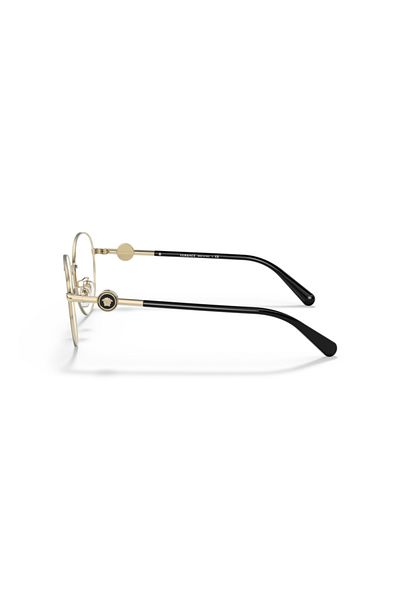 Versace Woman Pillow Eyeglasses- Ve 1273d - Lense Size:54mm - Gold/black