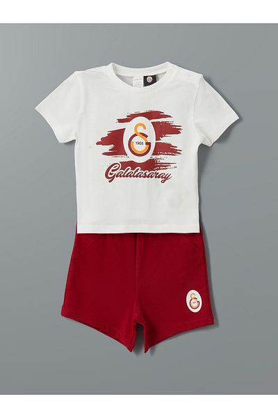 LC Waikiki Galatasaray Printed Baby Boy Shorts Pajama Set