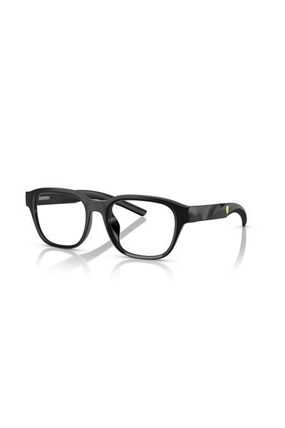 Ferrari Scuderia Unisex Square Eyeglasses- Fz 8017u - Lense Size:53mm - Black