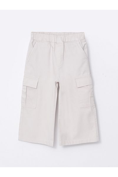 LC Waikiki Pantaloni cargo pentru fete cu talie elastică