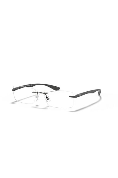 Ray-Ban Ray Ban Vista Unisex Rectangular Eyeglasses- Rb 8724 - Lense Size:54mm - Gunmetal