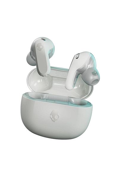 Skullcandy Casti True Wireless SkullCandy Rail ANC, Bluetooth, In-Ear, Microfon, Impermeabile IPX4 (Alb)