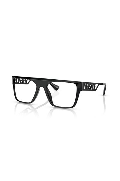 Versace Man Rectangle Eyeglasses- Ve 3326u - Lense Size:55mm - Black