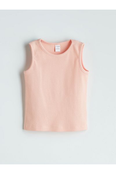LC Waikiki Crew Neck Basic Girl's T-Shirt 3-Piece