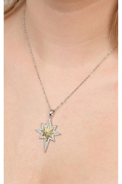 Jack Ferrero Silver Women's Necklace (316L Steel)