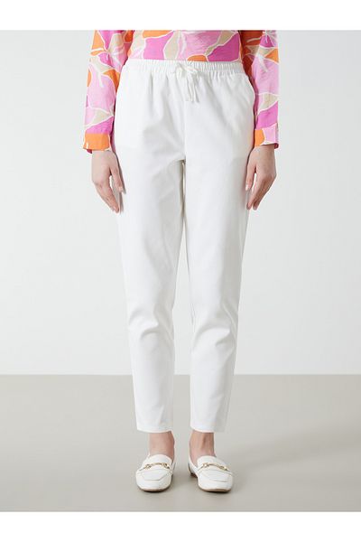 LC Waikiki Women's Trousers with Elastic Waist