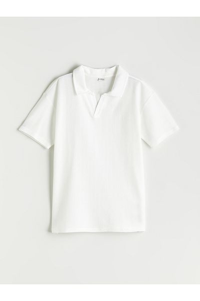 LC Waikiki Μπλουζάκι για αγόρι με υφή Polo Neck