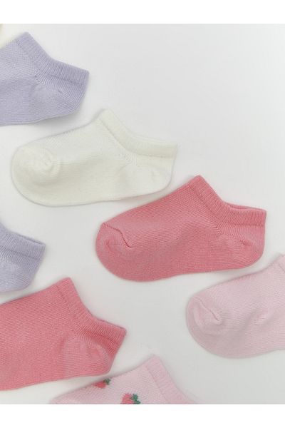 LC Waikiki Printed Baby Girl Booties Socks 10 Pcs