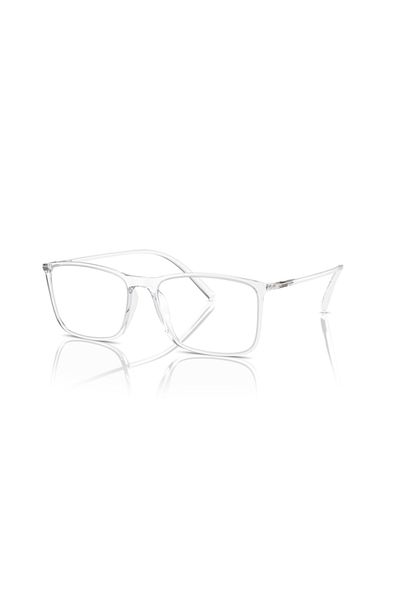 Giorgio Armani Man Rectangular Eyeglasses- Ar 7244u - Lense Size:53mm - Crystal