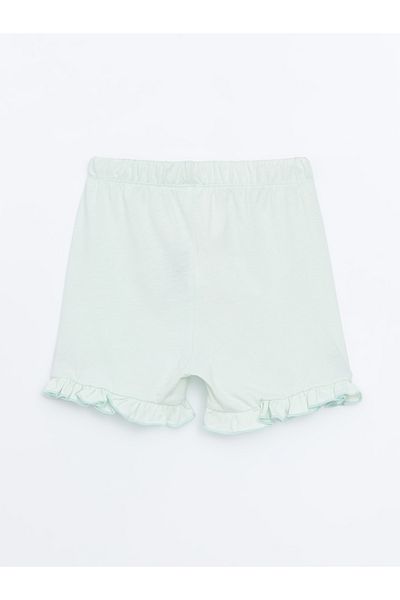 LC Waikiki Elastic Waist Basic Girl's Shorts