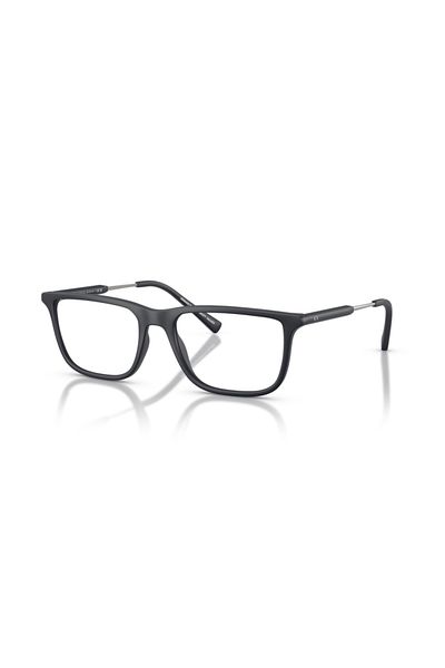 Armani Exchange Man Pillow Eyeglasses- Ax 3126 - Lense Size:54mm - Shiny Black