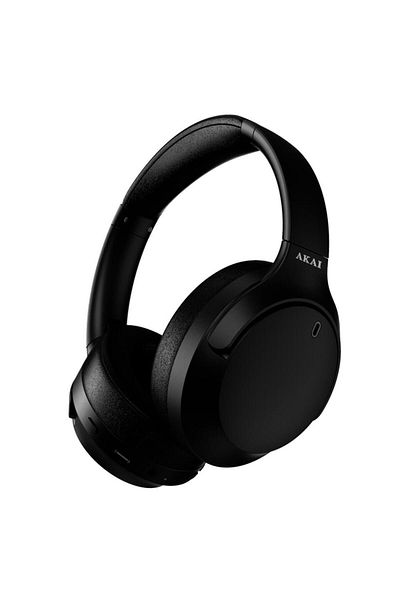 AKAI Casti cu microfon Akai BTH-P200ANC, Bluetooth (Negru)